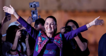 मेक्सिकोमा ऐतिहासिक जित हासिल गर्दै क्लाउडिया शेनबाउम बनिन् पहिलो महिला राष्ट्रपति
